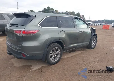 2015 Toyota Highlander Le Plus V6 from USA, damaged, VIN 5TDBKRFH4FS094751